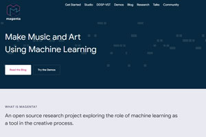 AI music soft Magenta Studio: